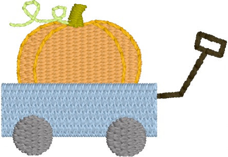 Mini Pumpkin Wagon
