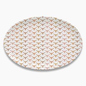 Texas Longhorn Serving Platter