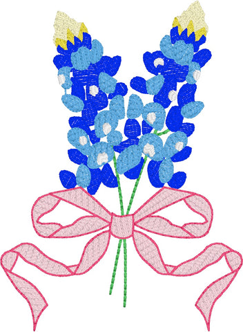 Bluebonnet with Bow