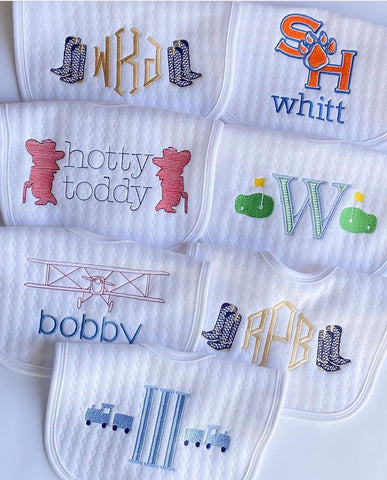 Quilted Baby Bib