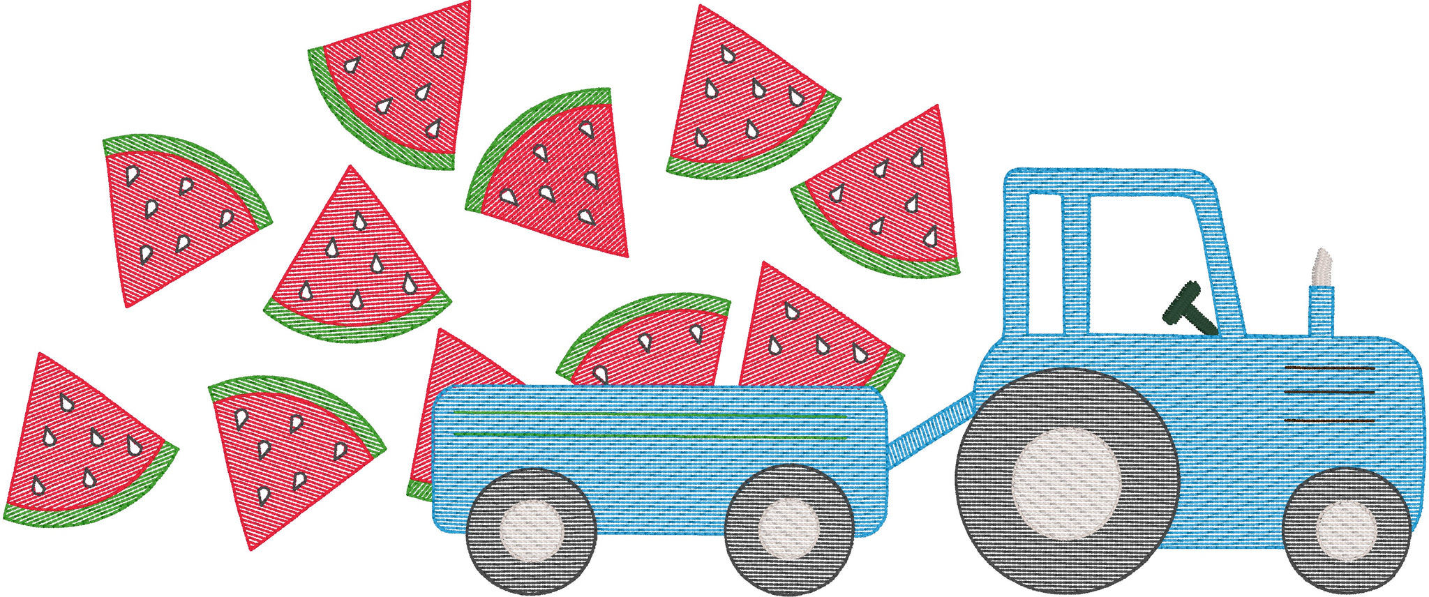 Tractor with Watermelon