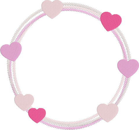 Circle Heart Frame