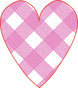 Gingham Heart