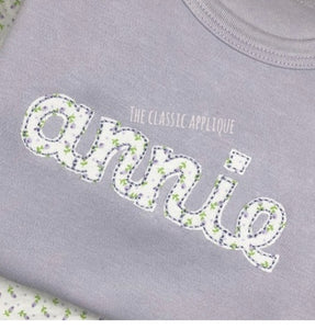 Appliqué Font 10