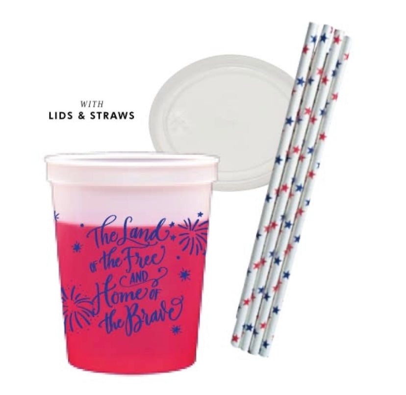 Patriotic Color Changing Cups