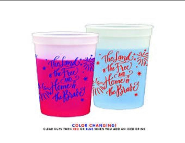 Patriotic Color Changing Cups
