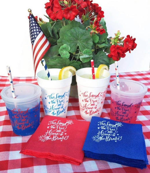 Patriotic Color Changing Cups