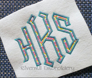 Appliqué Font 12