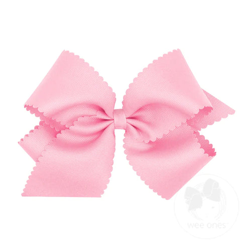 Wee-Ones King Scalloped Bow